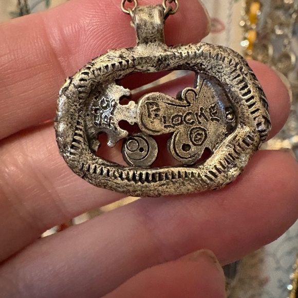 ✨ Patricia Locke Necklace – Multi-Color Gemstone Pendant Artisan Design - Picture 6 of 6